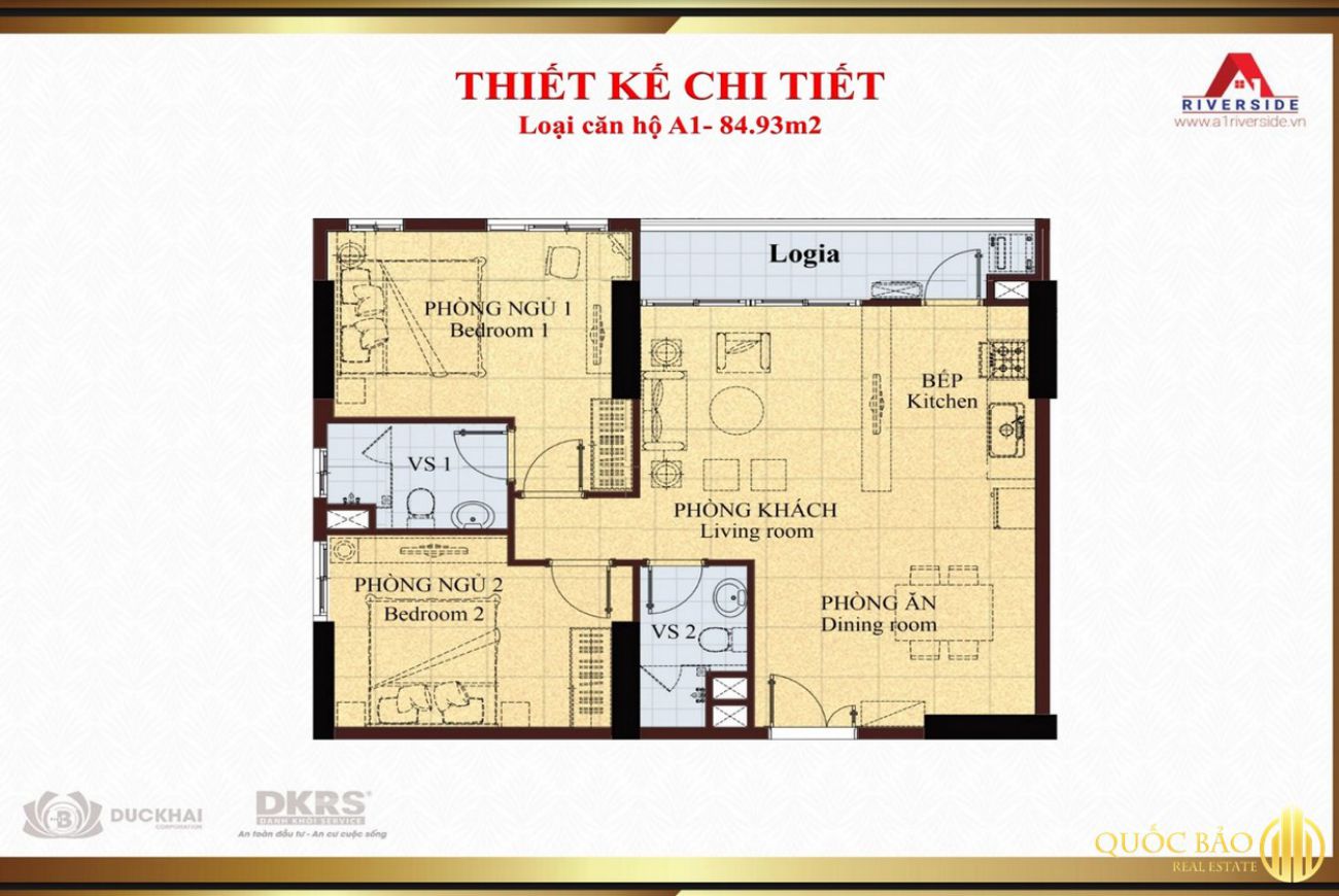 A1 Riverside Quận 7 14 Thiết kế chi tiết A1 Riverside Quận 7