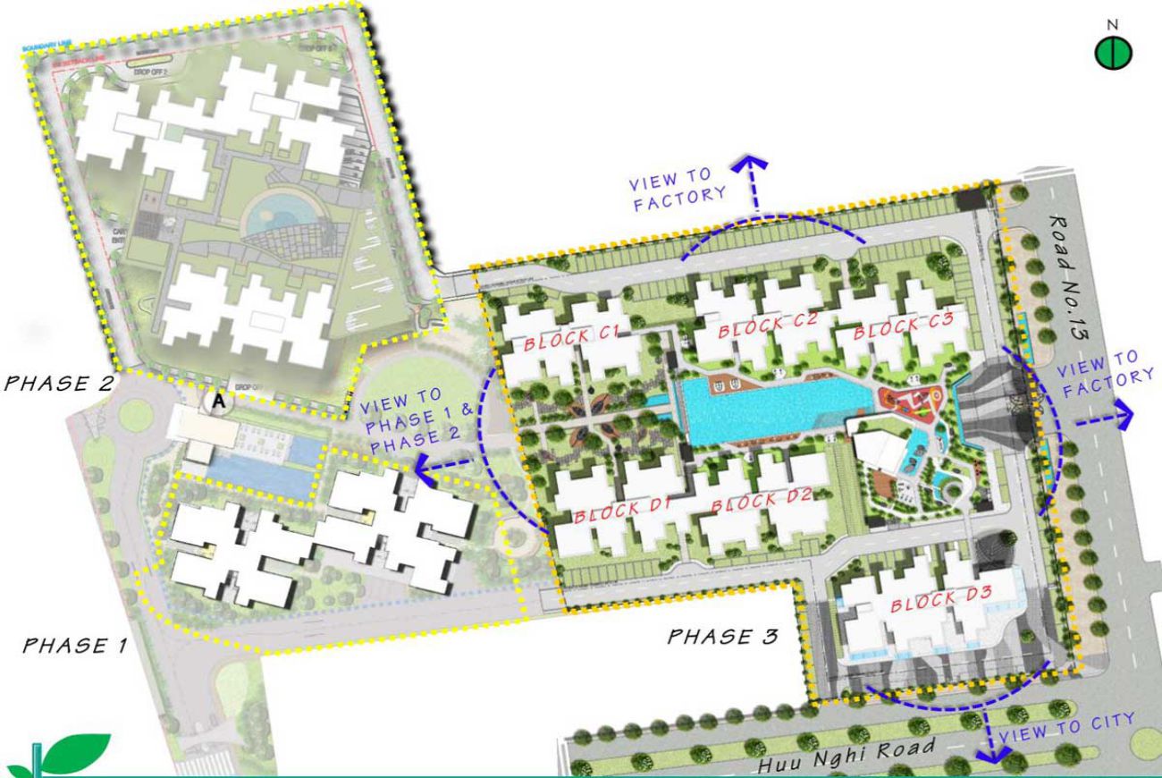 The Habitat Bình Dương 13 Mặt bằng phân lô của The Habitat Bình Dương