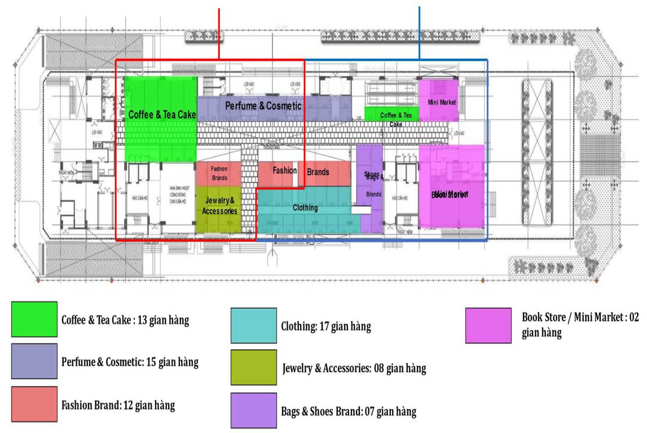 Saigon metro mall quận 8 11 Thiết kế chi tiết Saigon Metro Mall Quận 8
