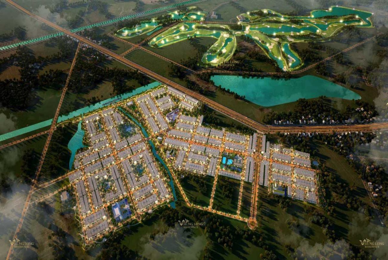 HƯNG LONG RESIDENCE 10 Quy mô và thông tin chi tiết về Dự án Nhà Phố Hưng Long Residence An.
