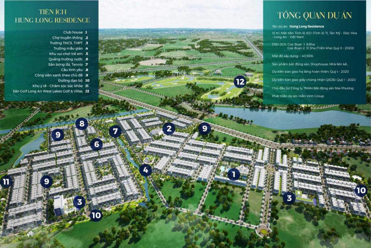 HƯNG LONG RESIDENCE 15 Thiết kế tinh tế của Dự án Hưng Long Residence An.
