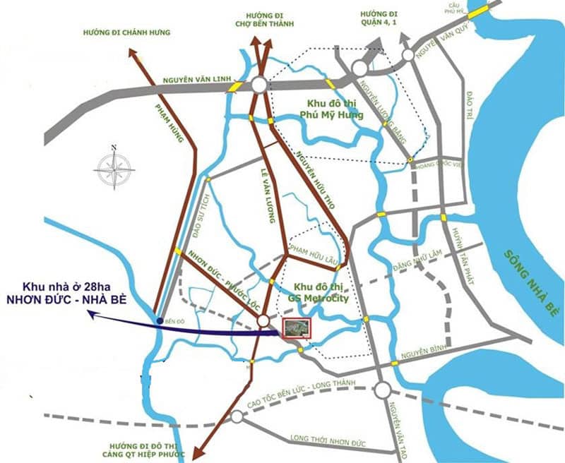 VỊ TRÍ DỰ ÁN GS METROCITY