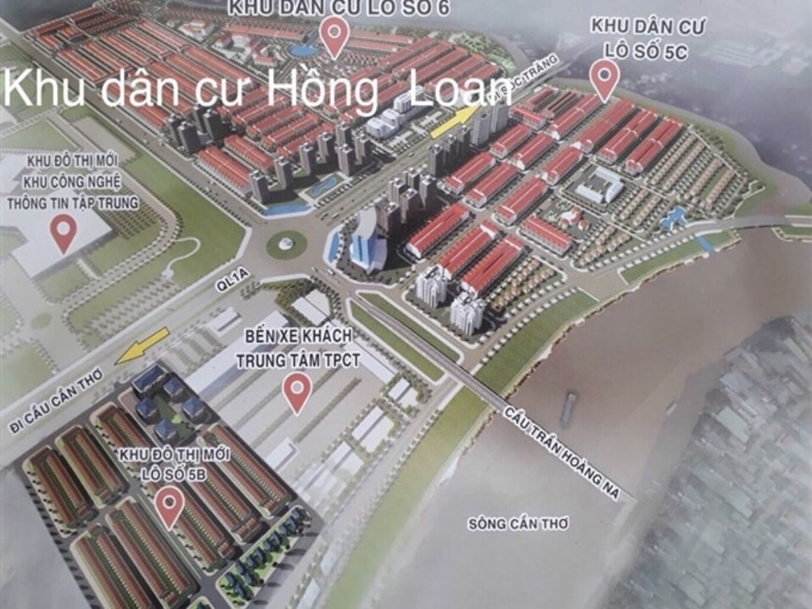 VỊ TRÍ KHU DÂN CƯ HỒNG LOAN CẦN THƠ