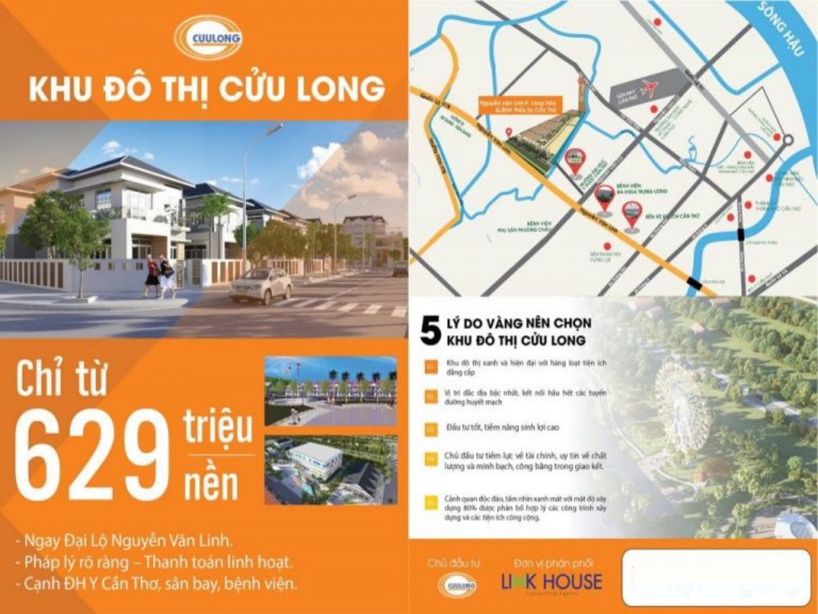 Vị Trí Khu Đô Thị Cửu Long Cần Thơ