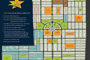 MẶT BẰNG PHÂN LÔ VỀ STELLA MEGA CITY CẦN THƠ