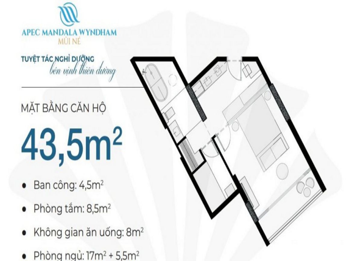 Thiết kế chi tiết nhà phố Apec Mandala Wyndham Mũi Né