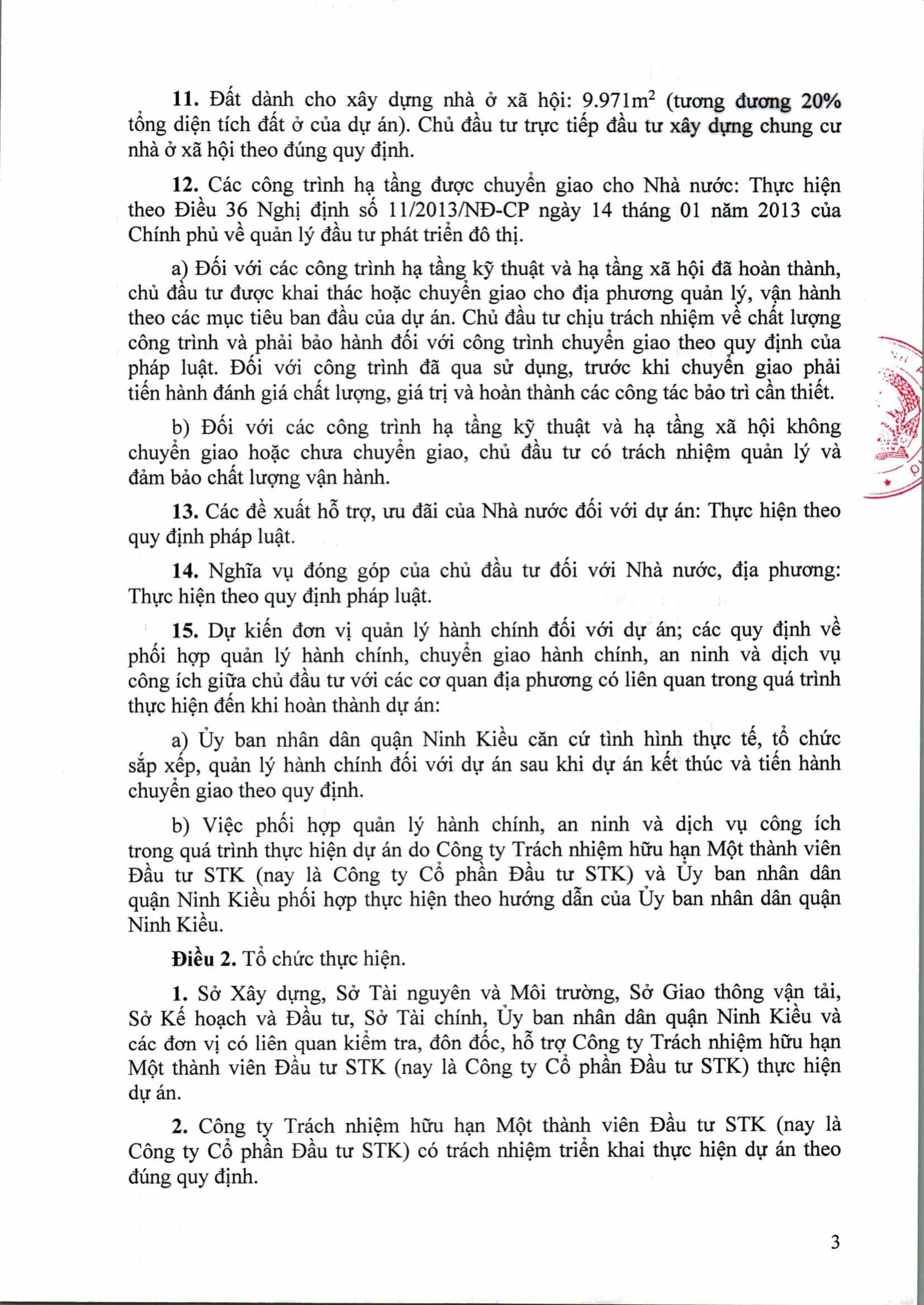 Pháp lý đầy đủ của Dự án Stk An Bình Cần Thơ