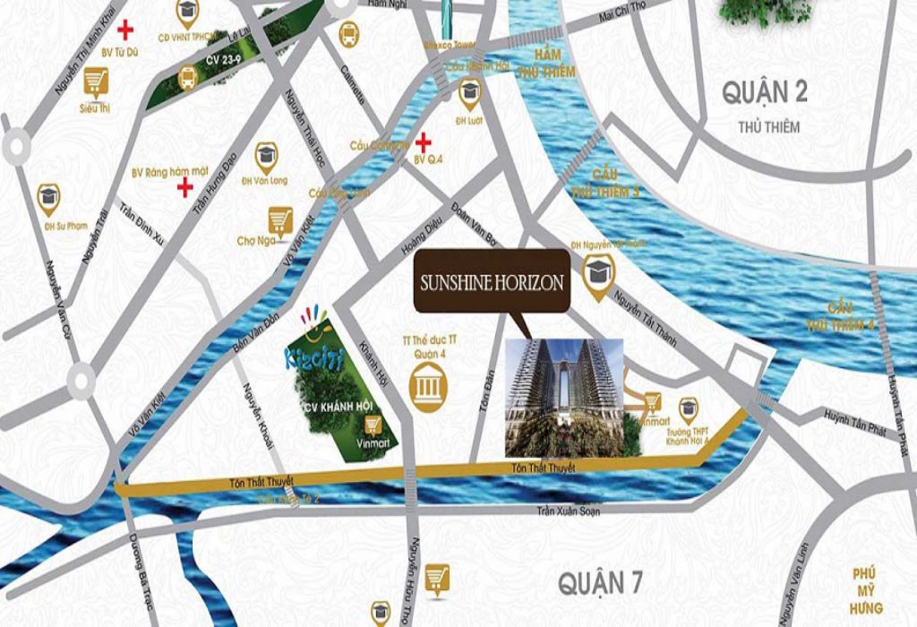 DỰ ÁN SUNSHINE HORIZON QUẬN 4 8 VỊ TRÍ SUNSHINE HORIZON