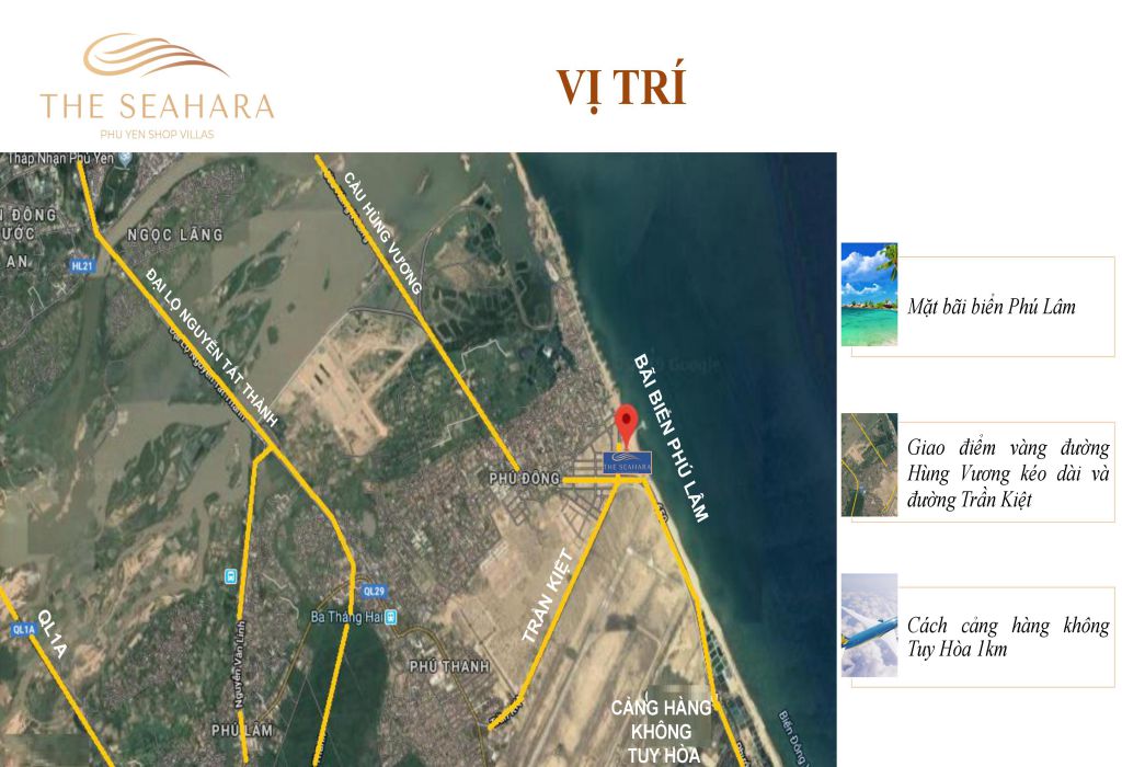 THE SEAHARA PHÚ YÊN 8 VỊ TRÍ THE SEAHARA PHÚ YÊN