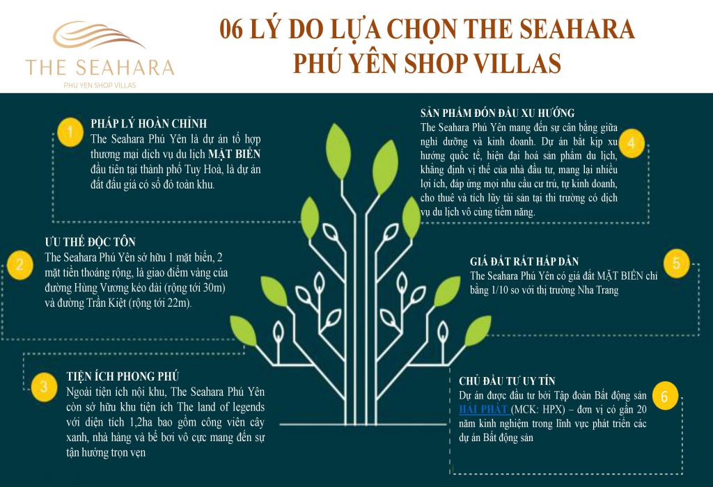 THE SEAHARA PHÚ YÊN 12 LÝ DO MUA THE SEAHARA PHÚ YÊN