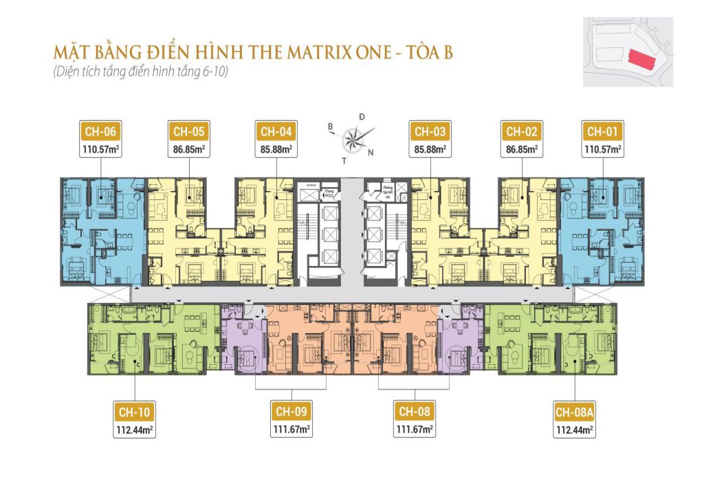 THE MATRIX ONE MỄ TRÌ NAM TỪ LIÊM HÀ NỘI 13 MẶT BẰNG DỰ ÁN THE MATRIX ONE HÀ NỘI