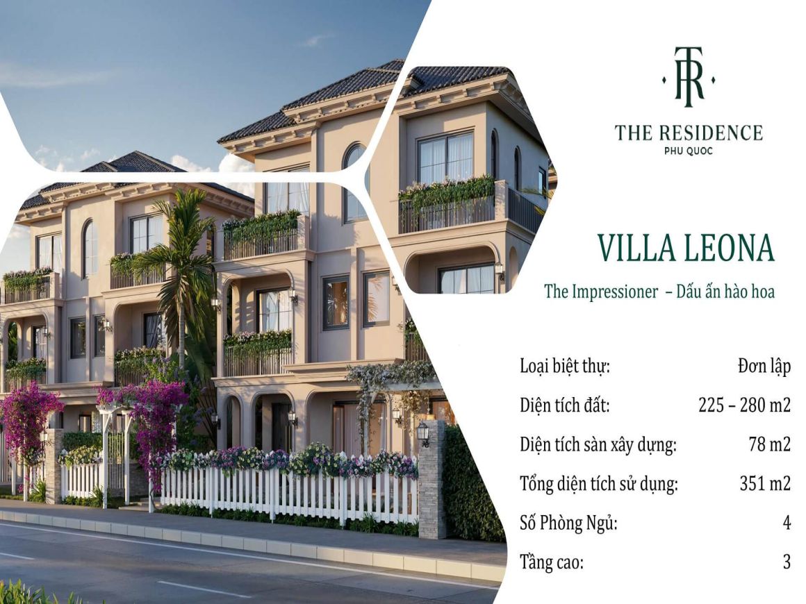 THIẾT KẾ NHÀ PHỐTHE RESIDENCE PHÚ QUỐC