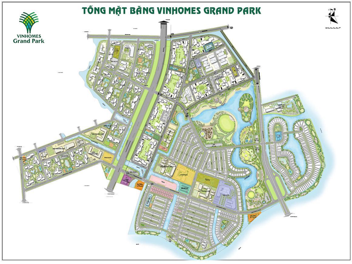 MẶT BẰNG CHI TIẾT VINHOMES GRAND PARK QUẬN 9