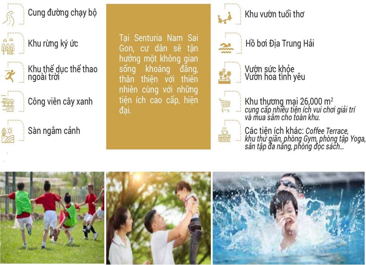 Senturia An Phú Quận 2 16 Tiện ích đẳng cấp của Đất Nền Senturia An Phú Quận 2