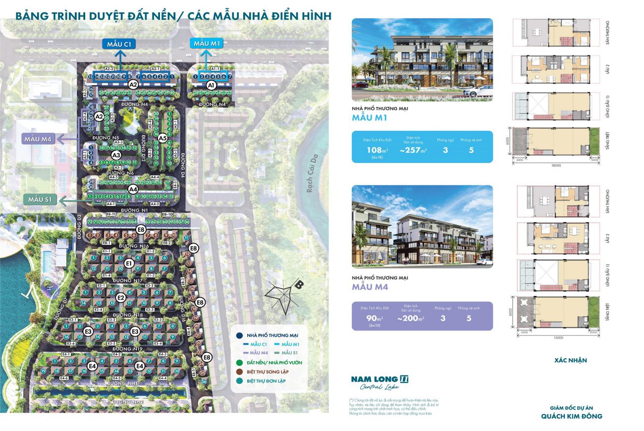 Thiết kế của Dự án Nam Long Central Lake Cần Thơ