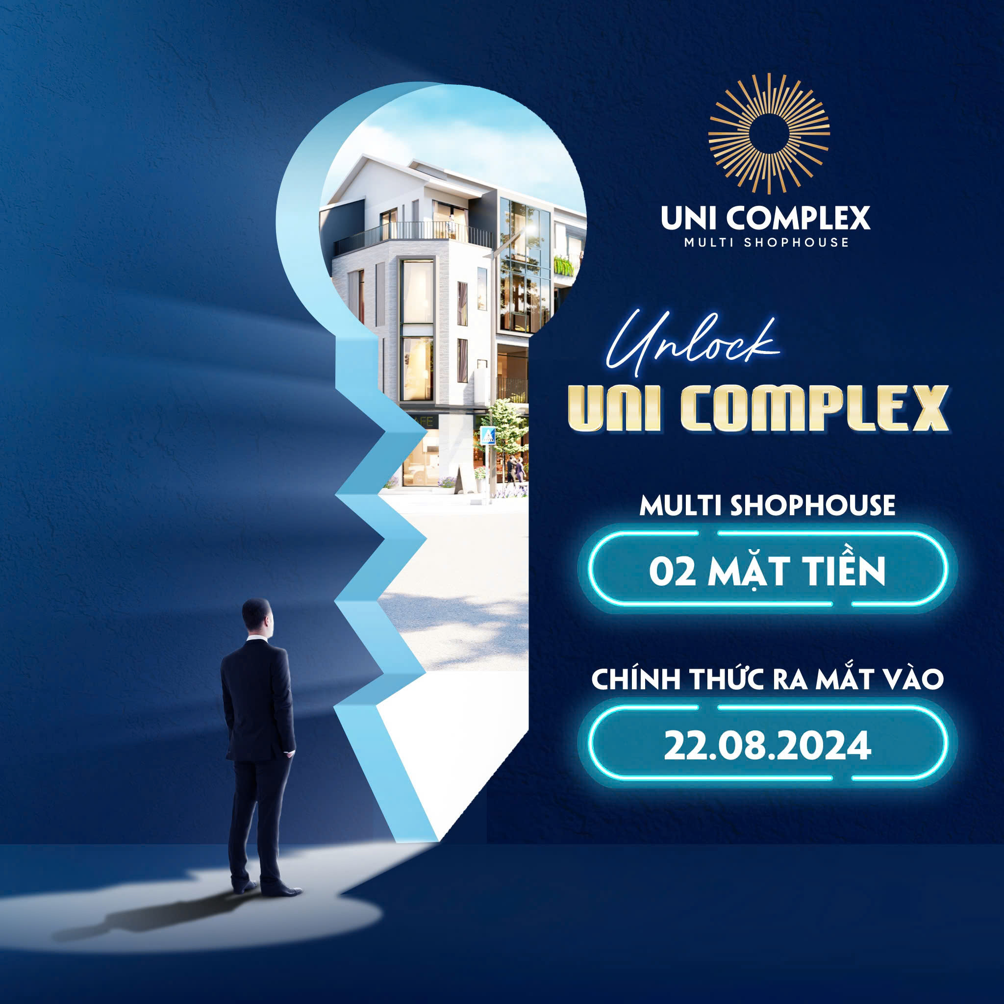 Thiết kế chi tiết của Uni Complex Bình Dương