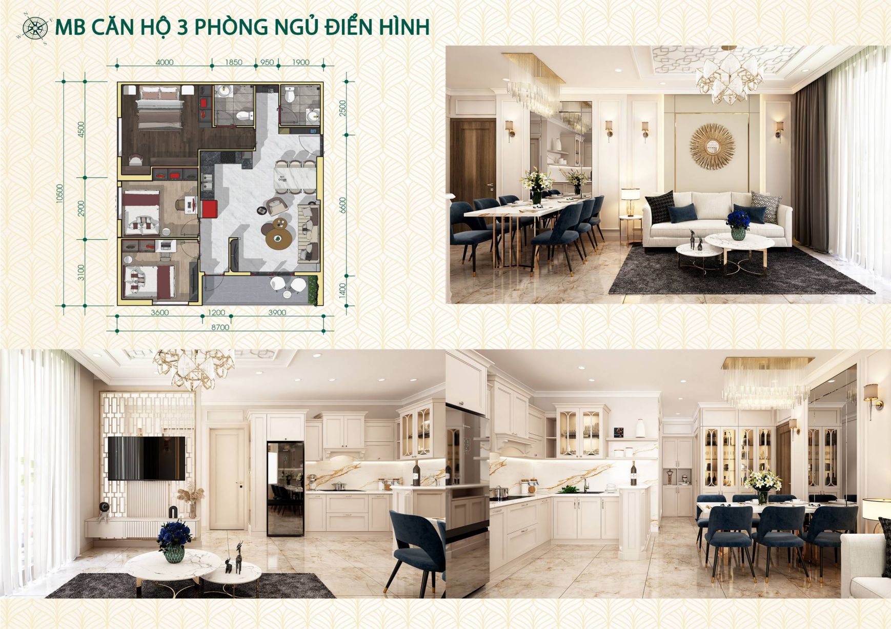 Thiết kế chi tiết của Chung Cư Green Melody Cần Thơ